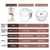 1L Automatic Small Soft Ice Cream Cones Maker Household DIY Ice Cream Roll Maker