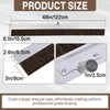 Aluminum Backed Concrete Broom 1220mm Concrete Broom for Driveways Wet Concrete
