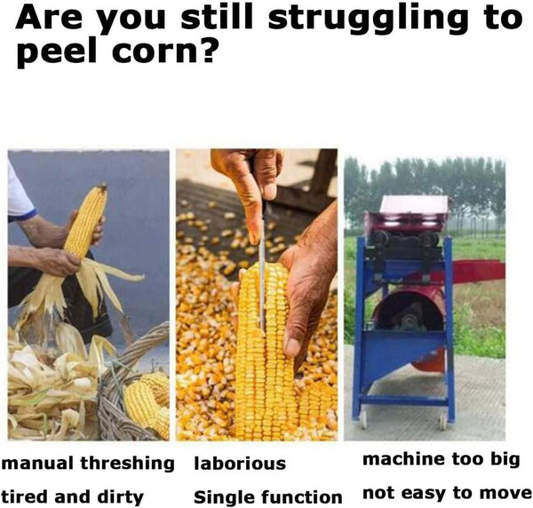 Hand Crank Corn Thresher Peeler Machine Corn Shelling Machine Corn Remover Tools