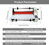 350mm Laminator Machine Cold Hot Roller for Paper Card Wood Veneer PVC Foil