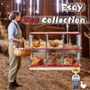 6 Hole Chicken Hen Coop Hutch Inside Outside Roll Away Lay Egg Nesting Box Metal