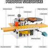Automatic Edge Banding Machine for Woodworking Curve Straight Edge Bander