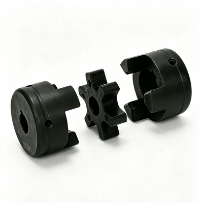 L075/L095 1/2" to 1" Flexible L-Jaw Coupling Coupler Set HT250 Cast Iron
