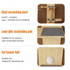 Door Hanging Cat Shelf 4-Levels Cat Tree Door Mounted Cat Climber for Indoor Cat