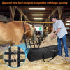 Horse Hay Bag Slow Feeder Hay Bag Large Capacity Feeding Straw Bag with Holes
