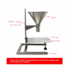 2"Inch Stainless Steel Feeding Hopper W/Support Stand for Powder Liquid Granules