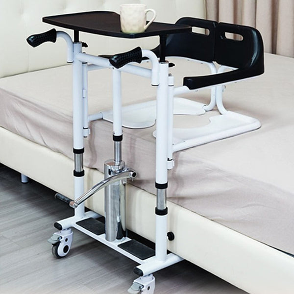 Lift Transfer Chair Patient Wheelchair+Assist Rise Lifter Hydraulic Lift Chair