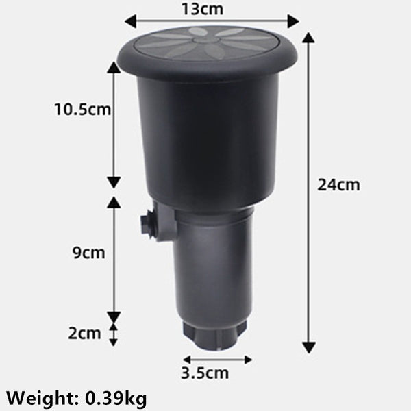 Rotary Sprinkler Popup Rocker Impact Nozzle Garden Yard Irrigation Watering Tool