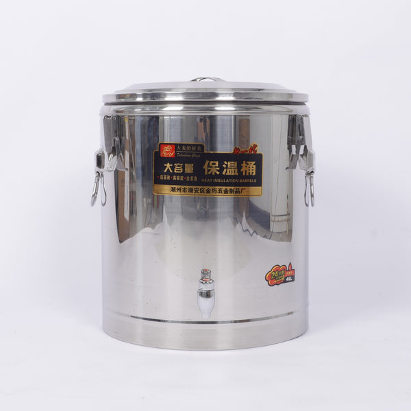 Stainless Steel Insulated Barrel Beverage Dispenser with Spigot Keep Hot Cold