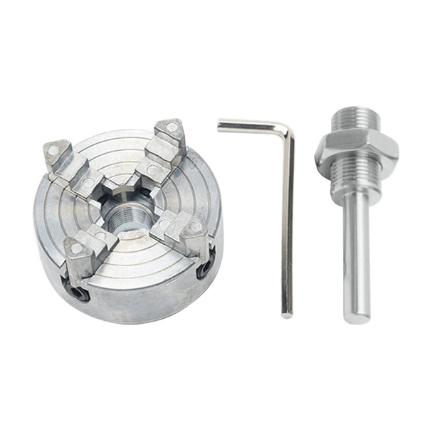 Mini Lathe Chuck Set Self-Centering Connecting Rod for Electric Drill Chuck