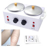 220V Double Wax Pot Warmer Waxing Machine For Full Body Adjustable Temperature