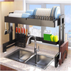Over The Sink Dish Drying Rack 64-100CM Length and Height Adjustable Dish Drying
