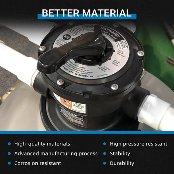 SP0714T Top-Mount Multiport Control Valve Compatible w/ Hayward Pro & VL Series