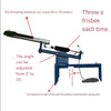 Manual Clay Target Thrower Machine Anti Slip For Shooting And Target Training