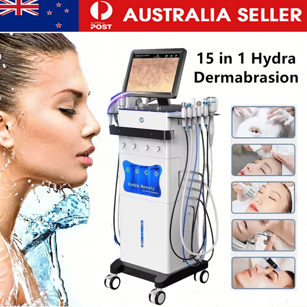15 In 1 Hydra Dermabrasion Water Hydro Deep Cleansing Facial Skin Care Machine