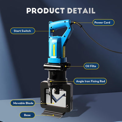 JP-60 Electric Angle Steel Cutter Portable Hydraulic Angle Iron Cutting Machine
