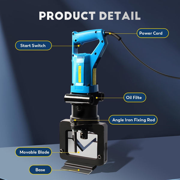JP-60 Electric Angle Steel Cutter Portable Hydraulic Angle Iron Cutting Machine