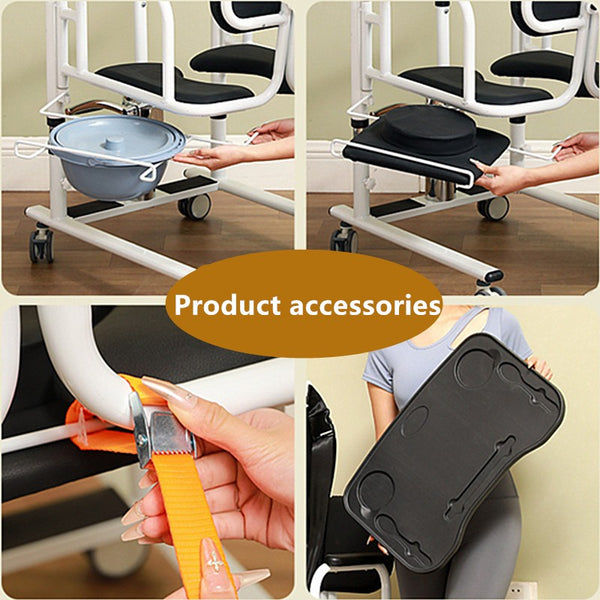 Transfer Wheelchair Hydraulic Lifting Elderly Care Chair Lift Transfer Machine
