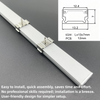 12X LED Strip Lights Aluminium channel Profile bar for Kitchen Cabinet 0.9M AU