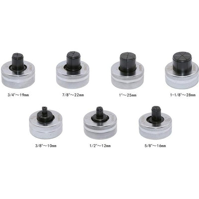 HVAC Hydraulic Copper Tube Expander Kit Plumbing Swaging Tool Set with 7 Heads