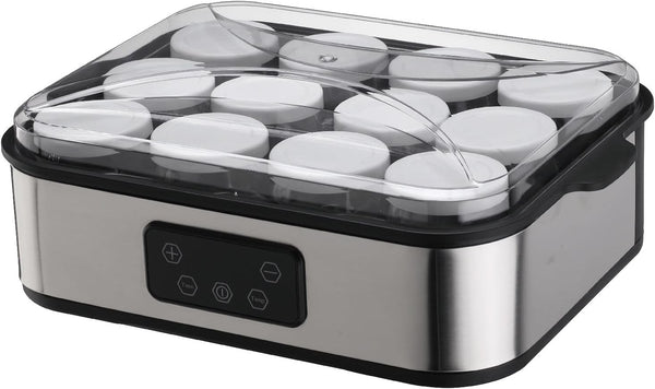 Probiotic Yogurt Maker with Auto Temperature & Time Control 12 180ml Glass Jars