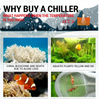500L Aquarium Chiller 132gal Fish Tank Cooler 1/2 HP Water Chiller AU Stock