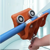 300Kg Pipe Beam Trolley Lifting Round Tube Sports Car w/ Snackle for 60mm Pipe