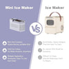 2-Power Mini Ice Maker 8 Cube Quick Ice Making Tool For RV Trip 21.6*9.3*12.8cm