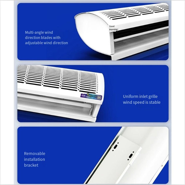 1m/1.5m Commercial Air Curtain Door For Supermarket And Cold Storage 1700CFM