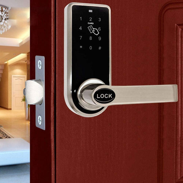 Electronic Door Lock 3-in-1 Password RFID Card Touchscreen Keypad Smart Lock