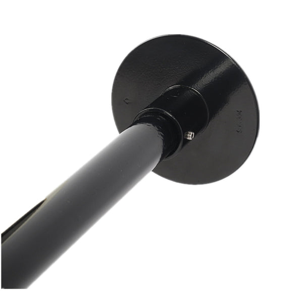 SUS304 Curved Shower Curtain Rod Black Stainless Steel 90-130cm Extendable AU