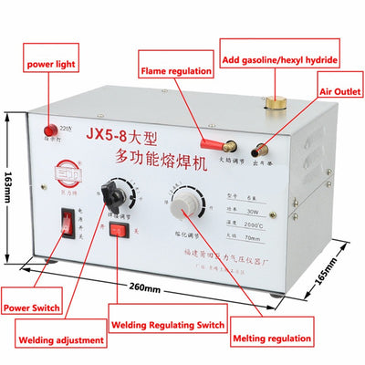 Soldering Melting Machine Welding Torch Jewelry Repairing Processing Melting Kit