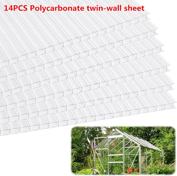 Polycarbonate Greenhouse Panels Water & Impact Resistance Roofing For Garden