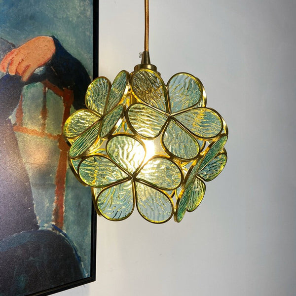 Pendant Light Vintage Light Fixtures With Glass Lampshade Modern Chandelier Lamp