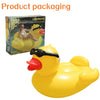 Inflatable Giant Duck Ride-On Kids Water Toy 170cm Swimming Floats Duck Toys AU