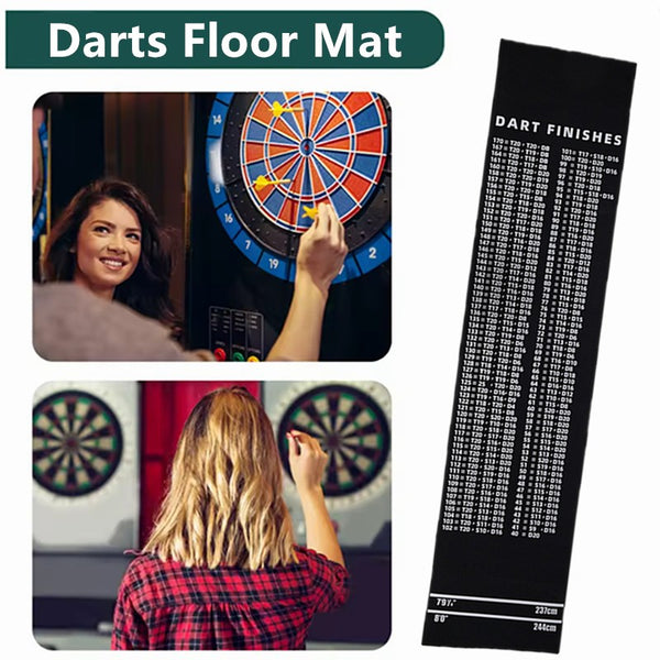 Darts Mat Floor and Dart Tips Protection Professional Non Slip Nylon Carpet Mats