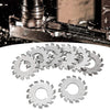 8Pcs Gear Milling Cutters with 20° Pressure Angle for Metric Module M1-M8 Gears