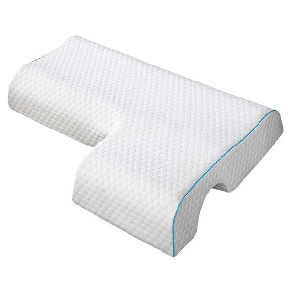 Cuddle Pillow for Individual/Couple Side Sleepers Ergonomic Pillow with Arm Hole
