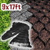 9x17ft Geo Cell Honeycomb Soil Retainer Gravel Grid for Pathway Yard Landscaping