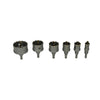 6 PCS 22-65mm Carbide Tip TCT Drill Bit Hole Saw Set for Metal Stainless Steel