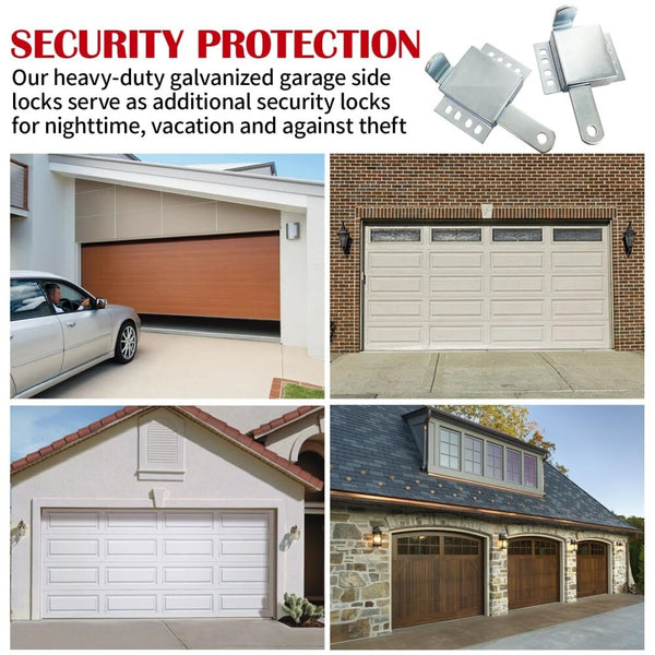 Heavy Duty Garage Door Lock Slide Latch Galvanized Steel for Most Garage Door AU