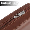 4-Finger Cigar Humidor Travel Cigar Case Holder Storage Wood Leather Box Gift AU