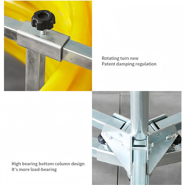 Wire Fence Spinning Reel Dispenser Feeder for Plain Barb Electric Fencing Wire