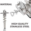 500g Grain Grinder Hand Mill with Large Hopper for Barley Wheat Coffee Feed