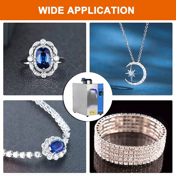 2L 1300W Jewelry Steam Cleaner Gem Washer Commercial Cleaning Tool Stainless Top