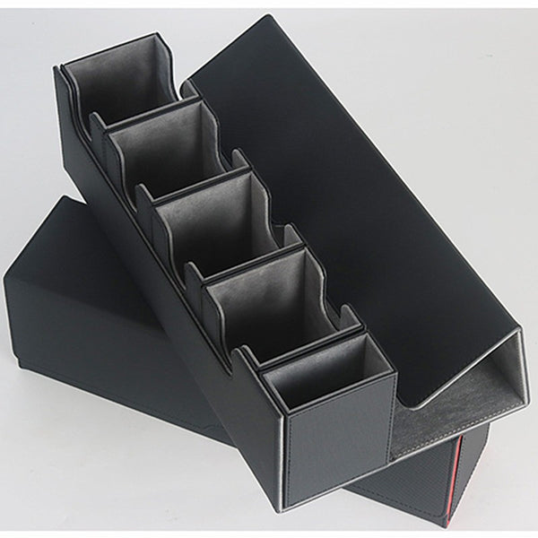 Card Deck Storage Box Durable Separated Case Carrying Trading MTG Card Organizer