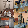 Bicycle Wheel Truing Stand Bike Wheel Alignment Repair Tool with Dial Gauge AU