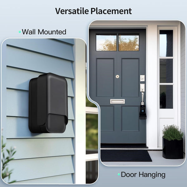 Smart Key Lock Box Fingerprint Waterproof Key Safe TT-Lock APP for Airbnb Home