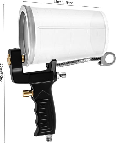 Air-Powered Spray Gun Painting Tool Gelcoat Dump Gel Coat Sprayer W/4mm Nozzle