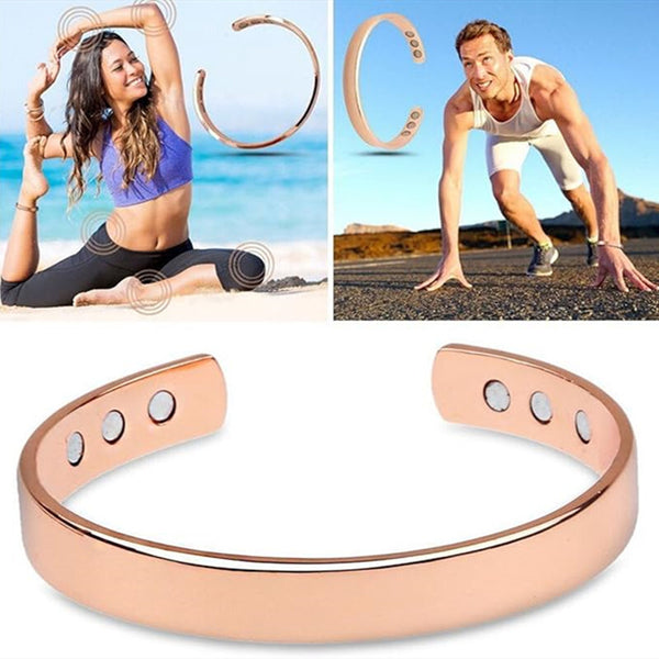 Copper Bracelet Magnetic Healing Bio Therapy Arthritis Pain Relief Bangle